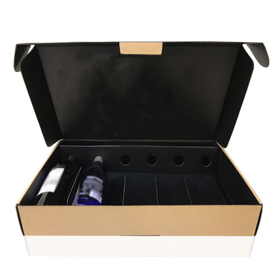 PMCの磁気ボール紙の空の香水はEPEの挿入物のビロードの挿入物を囲む