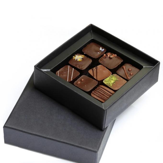 Ecoの友好的な板紙箱128gsmを包む4Cチョコレート ギフト用の箱 2